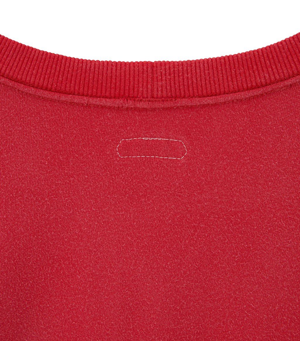 Llege - Classic Logo Vintage Effect Sweatshirt (Red) product image 4 | TRAB K-Fashion Australia
