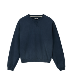 Llege - Classic Logo Vintage Effect Sweatshirt (Navy) product image 1 | TRAB K-Fashion Australia