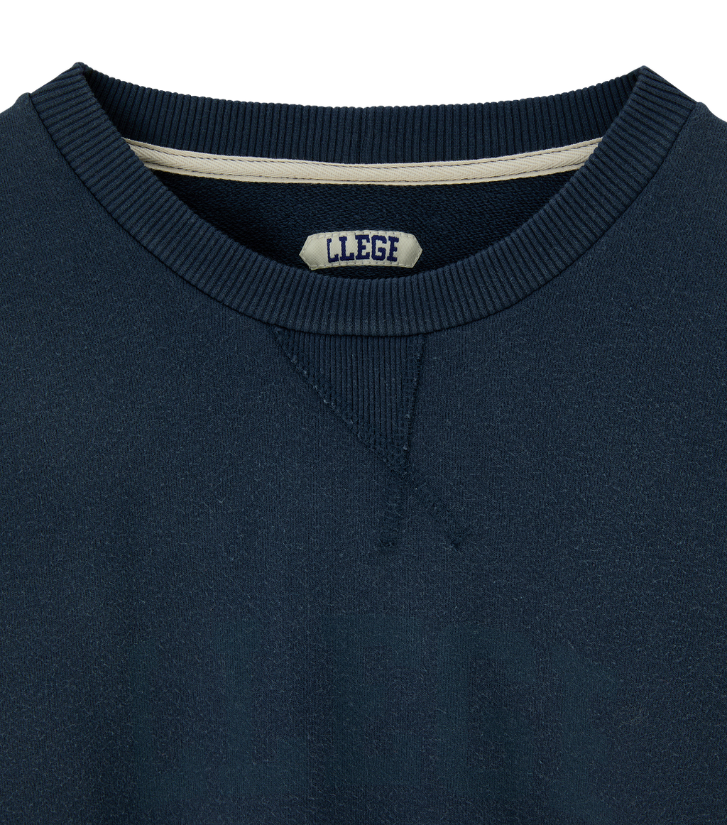 Llege - Classic Logo Vintage Effect Sweatshirt (Navy) product image 3 | TRAB K-Fashion Australia