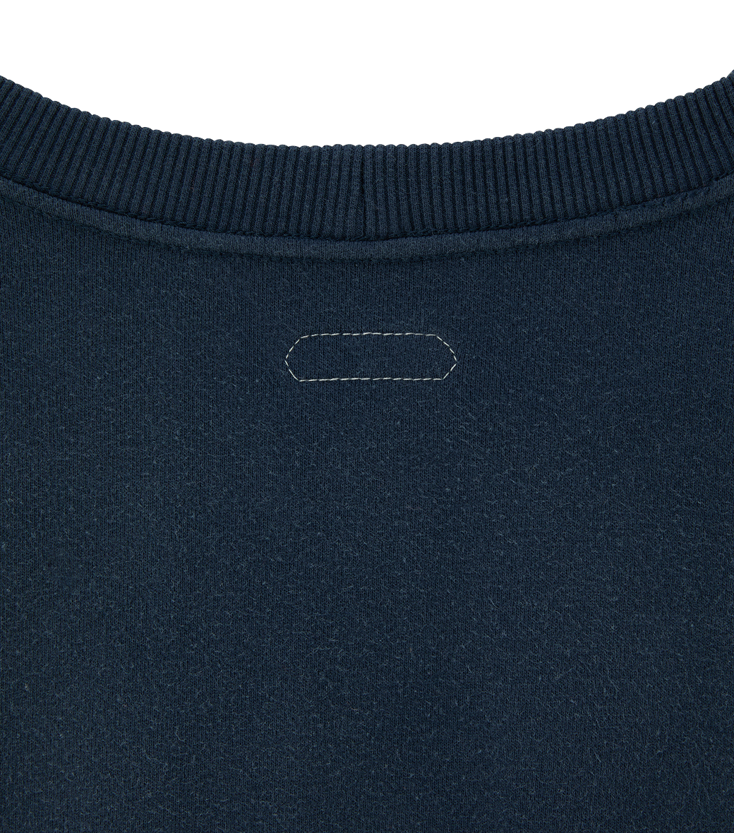 Llege - Classic Logo Vintage Effect Sweatshirt (Navy) product image 4 | TRAB K-Fashion Australia