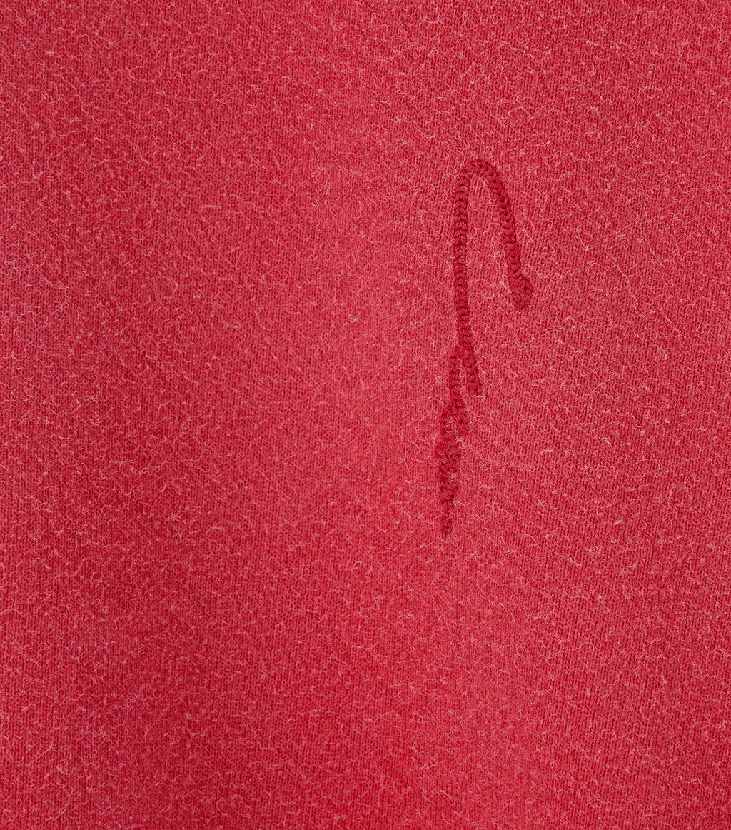 Llege - Contrast Raglan Vintage Sweatshirt (Red) product image 5 | TRAB K-Fashion Australia