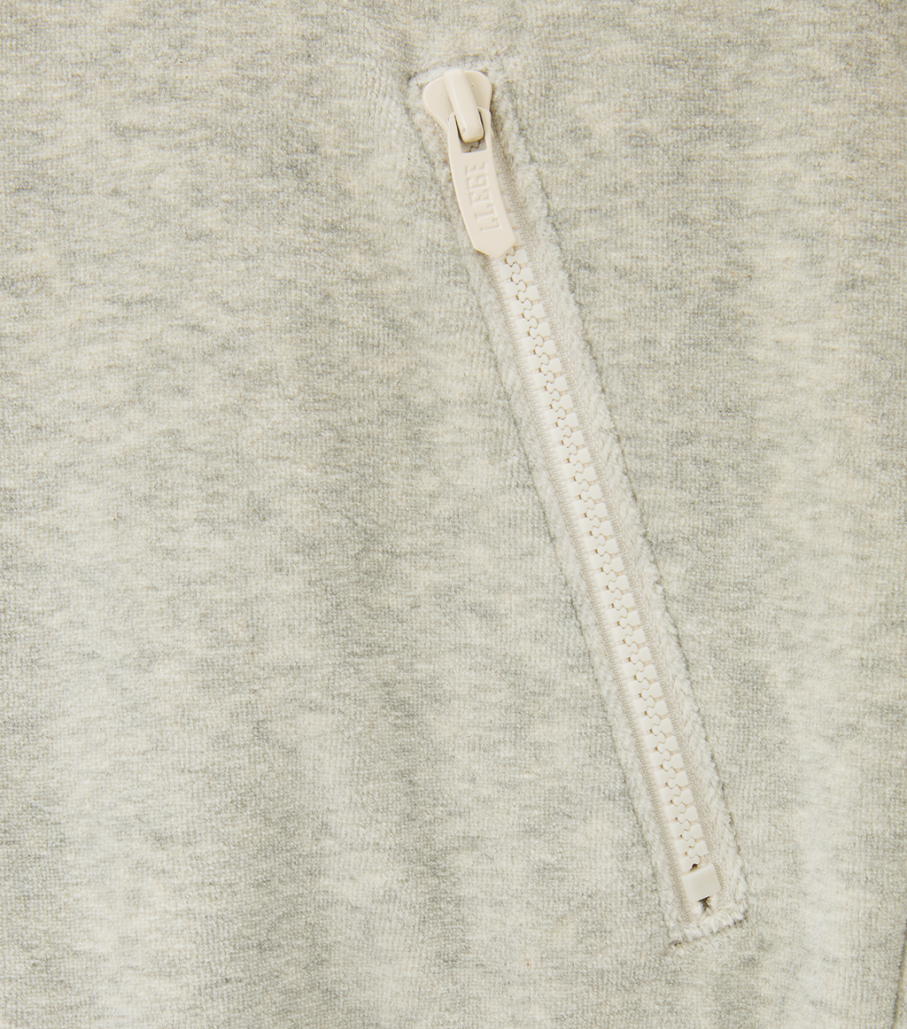Llege - Velour Half-Zip Pullover (Grey) product image 4 | TRAB K-Fashion Australia