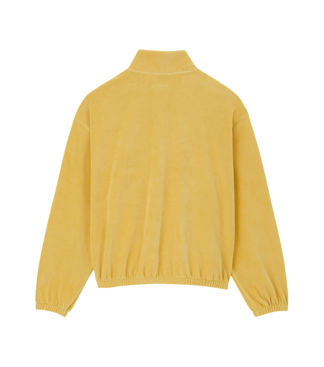 Llege - Velour Half-Zip Pullover (Yellow) product image 2 | TRAB K-Fashion Australia