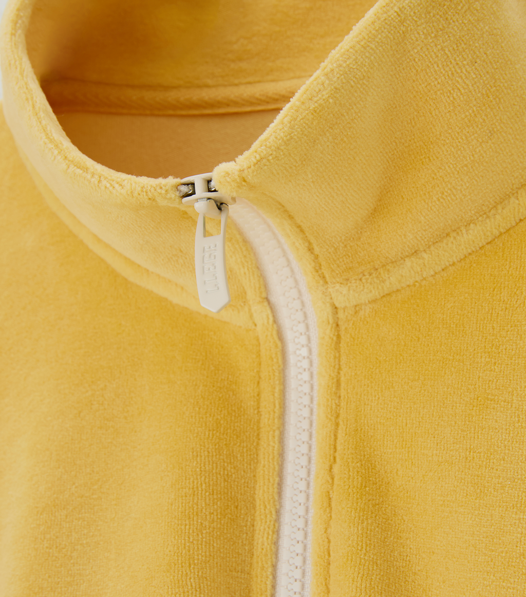 Llege - Velour Half-Zip Pullover (Yellow) product image 3 | TRAB K-Fashion Australia