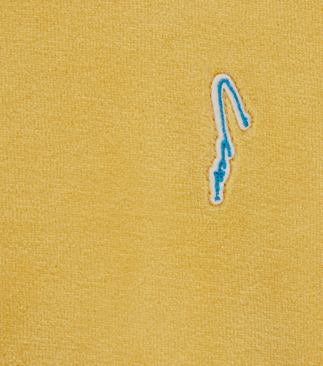 Llege - Velour Half-Zip Pullover (Yellow) product image 5 | TRAB K-Fashion Australia
