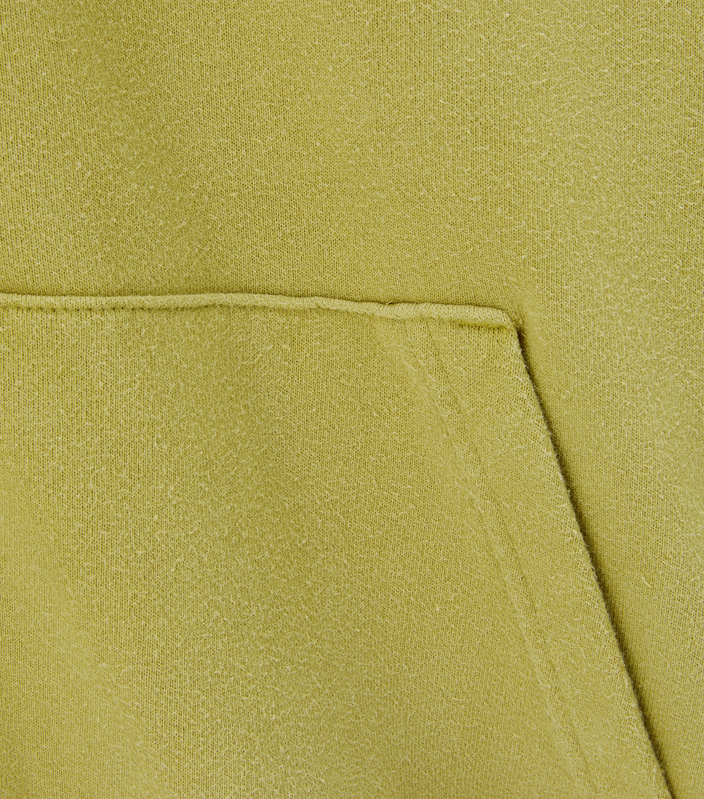 Llege - Garment Dyed Oversized Hoody Zip-Up (Olive) product image 4 | TRAB K-Fashion Australia