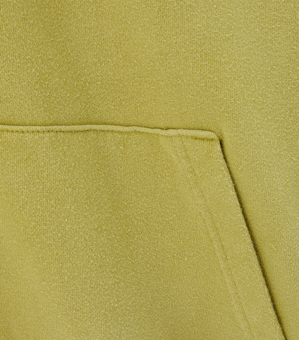 Llege - Garment Dyed Oversized Hoody Zip-Up (Olive) product image 4 | TRAB K-Fashion Australia