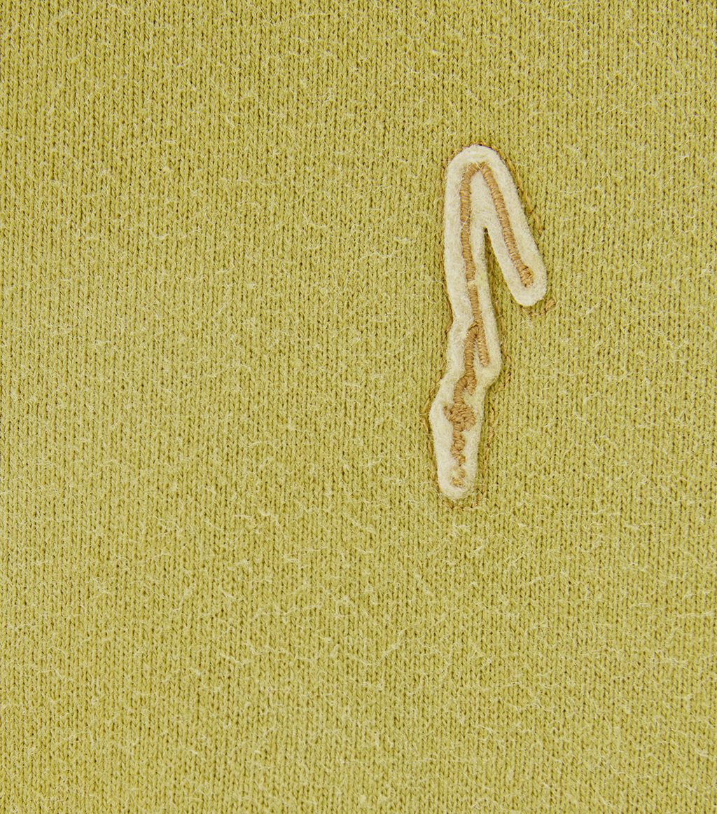 Llege - Garment Dyed Oversized Hoody Zip-Up (Olive) product image 5 | TRAB K-Fashion Australia
