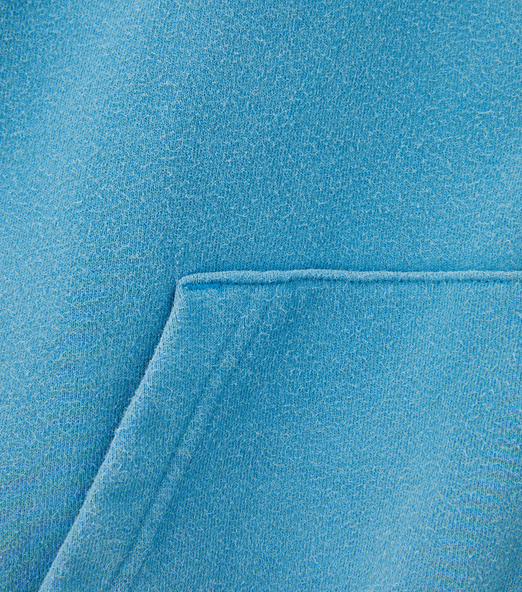 Llege - Garment Dyed Oversized Hoody Zip-Up (Blue) product image 4 | TRAB K-Fashion Australia
