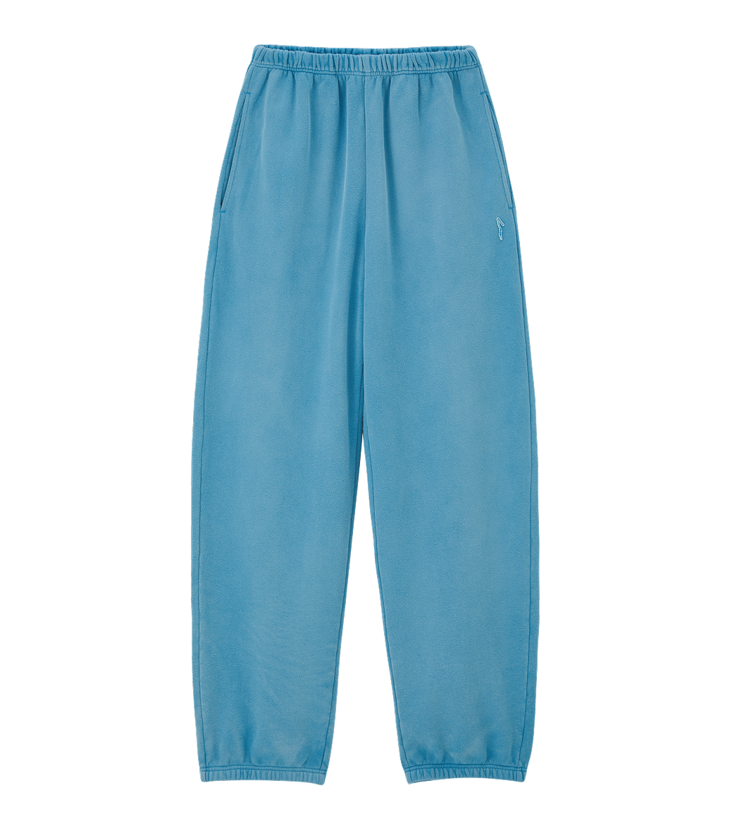 Llege - Garment Dyed Sweat Jogger Pants (Blue) product image 1 | TRAB K-Fashion Australia