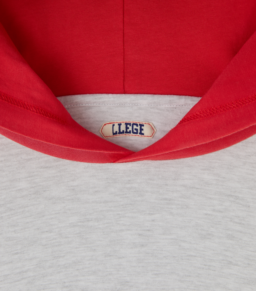 Llege - Raglan Hoody Top (Red) product image 3 | TRAB K-Fashion Australia