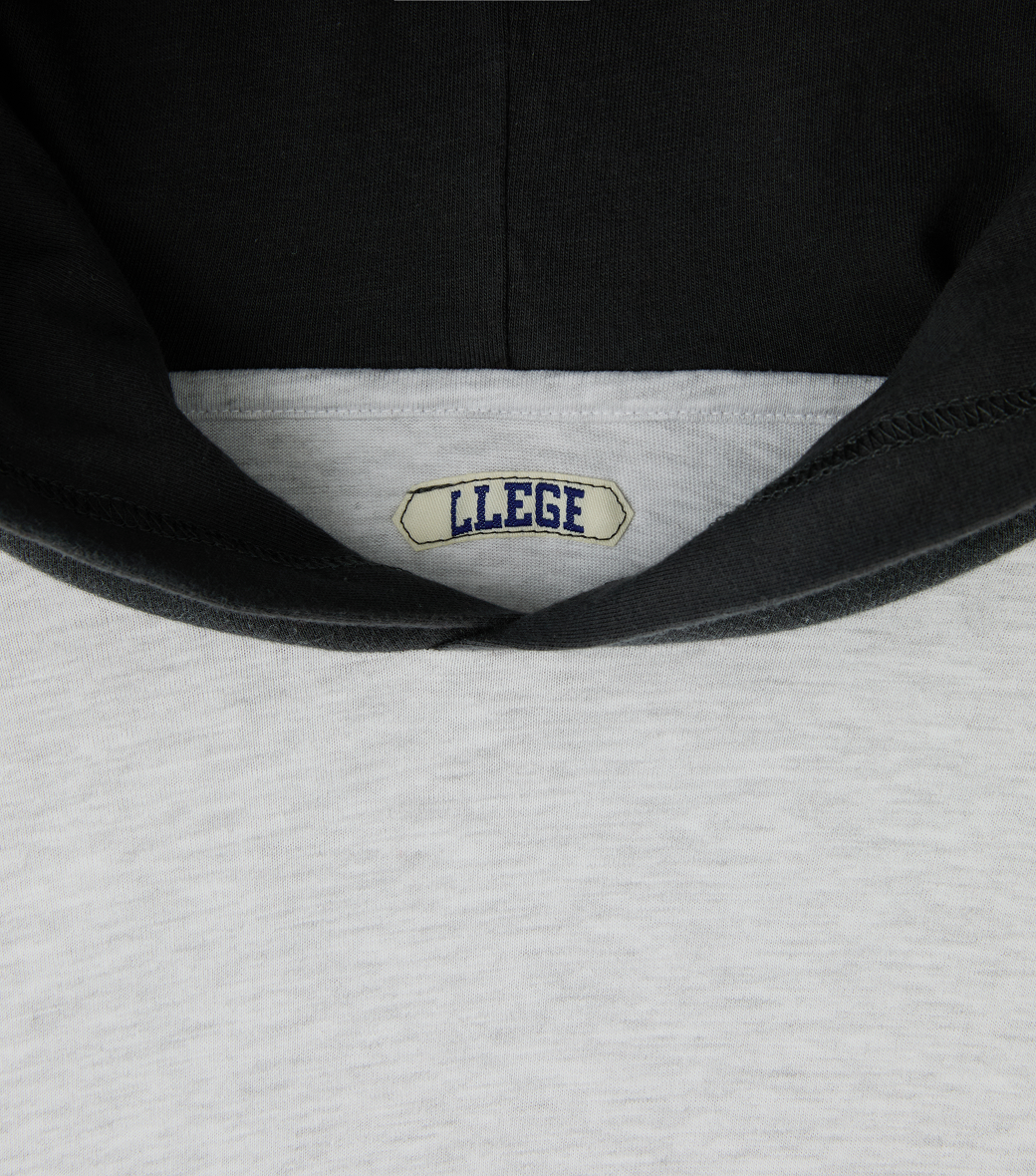 Llege - Raglan Hoody Top (Gray) product image 3 | TRAB K-Fashion Australia