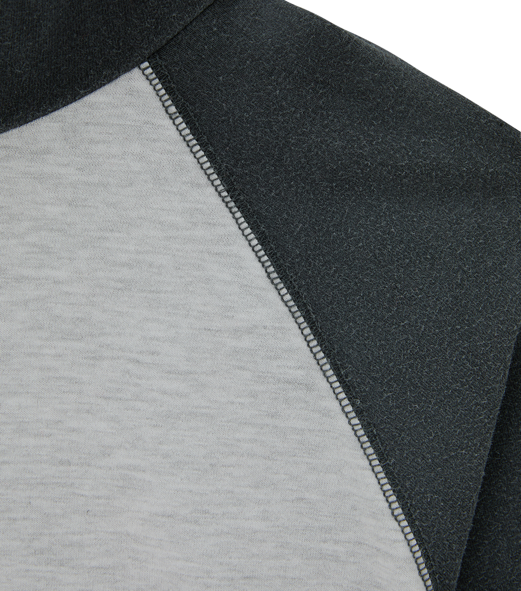 Llege - Raglan Hoody Top (Gray) product image 4 | TRAB K-Fashion Australia