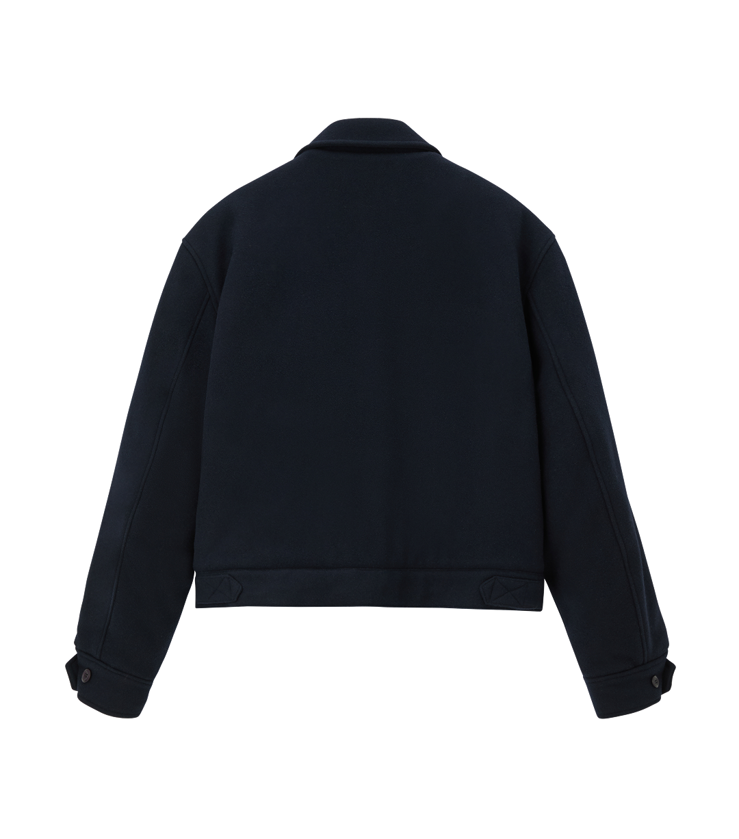 Llege - Patch Detail Quilted Wool Jacket (Navy) product image 2 | TRAB K-Fashion Australia