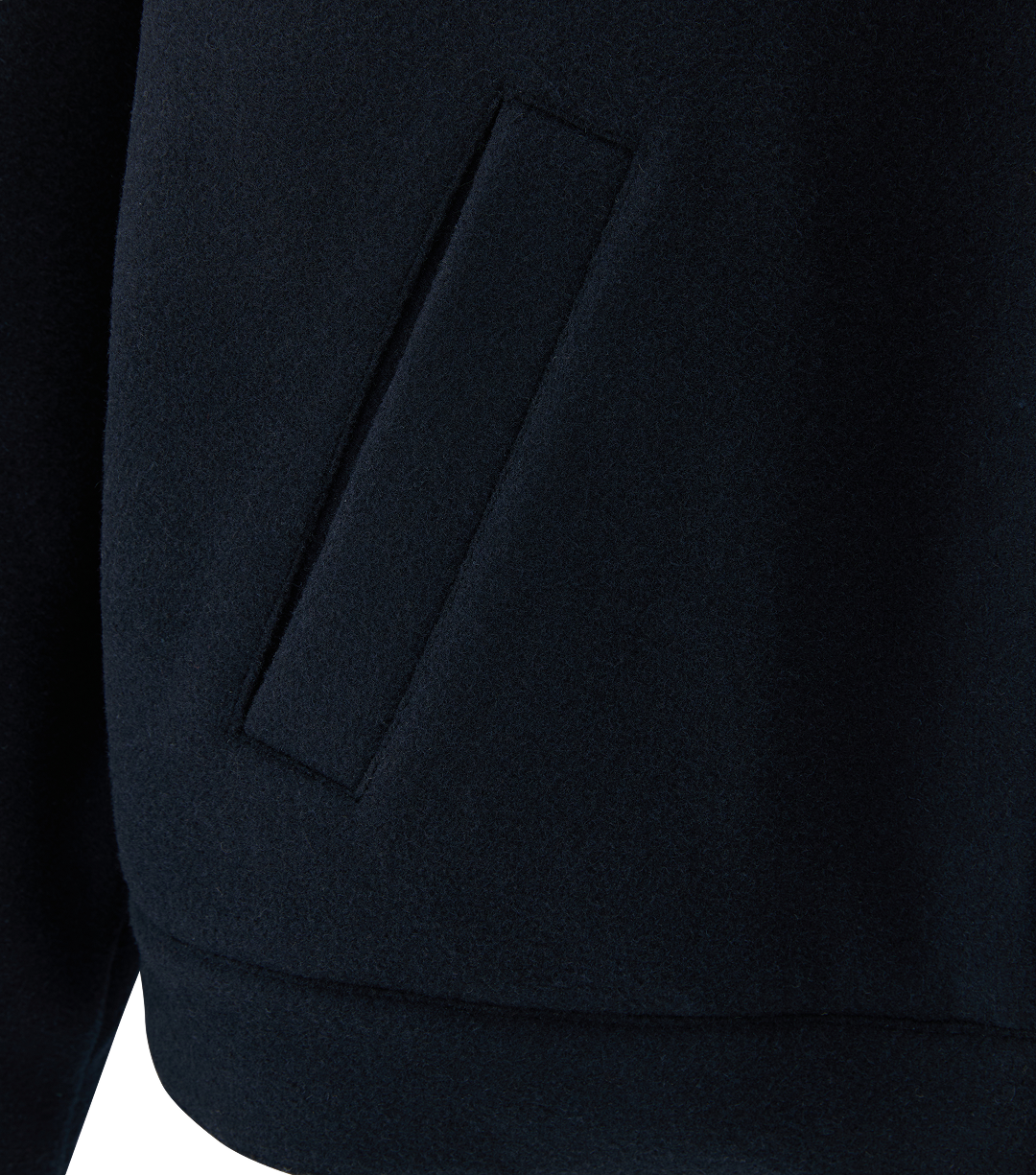 Llege - Patch Detail Quilted Wool Jacket (Navy) product image 4 | TRAB K-Fashion Australia