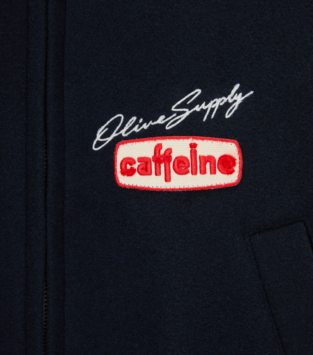 Llege - Patch Detail Quilted Wool Jacket (Navy) product image 5 | TRAB K-Fashion Australia