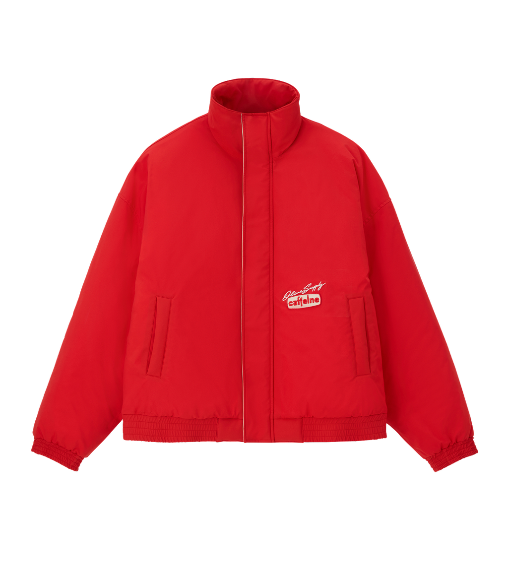 Llege - Patch Detail Padded Jumper (Tomato) product image 1 | TRAB K-Fashion Australia