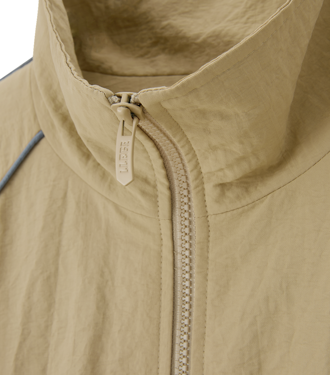 Llege - Nylon Track Jumper (Beige) product image 3 | TRAB K-Fashion Australia