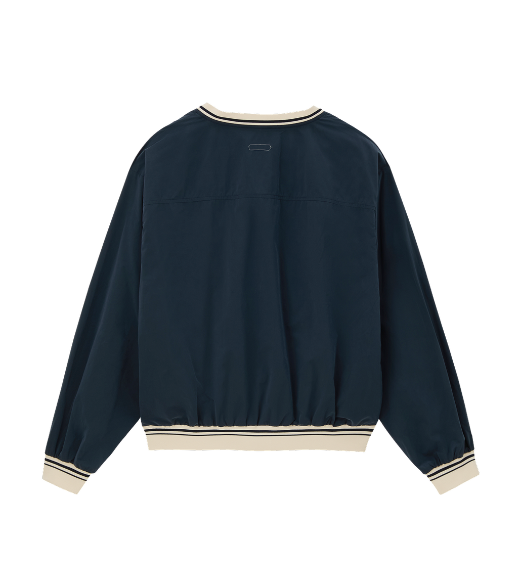 Llege - Oversized Vintage Track Top (Navy) product image 2 | TRAB K-Fashion Australia