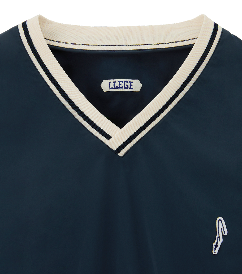 Llege - Oversized Vintage Track Top (Navy) product image 3 | TRAB K-Fashion Australia