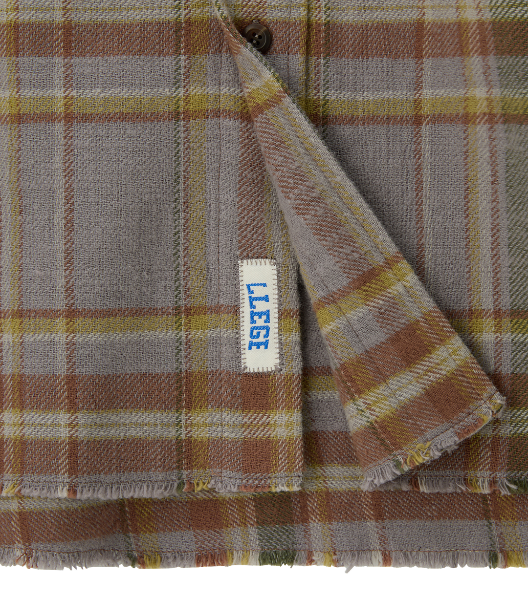 Llege - Oversized Flannel Shirt (Grey) product image 4 | TRAB K-Fashion Australia