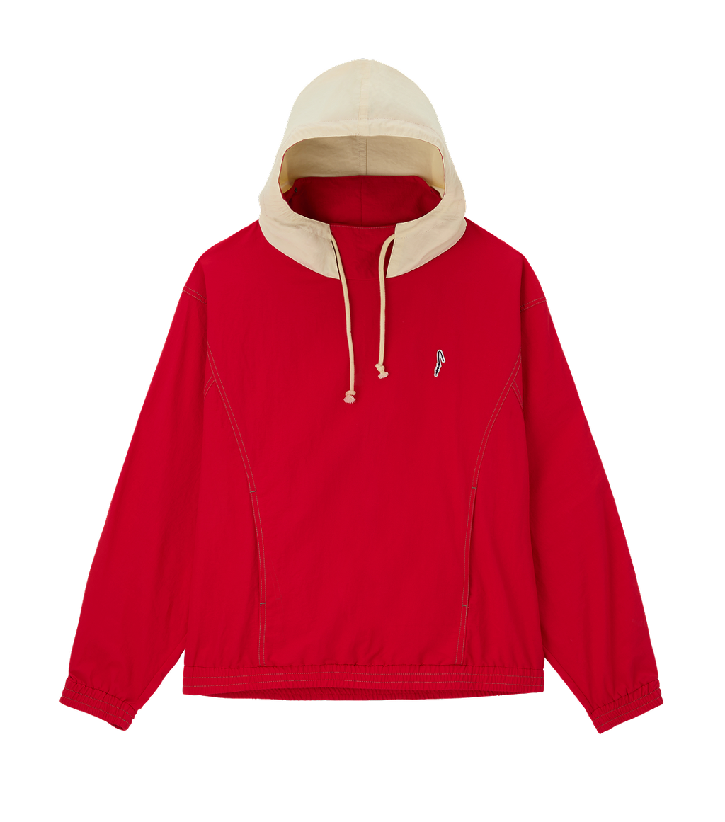 Llege - Color Block Hoody Pullover (Red) product image 1 | TRAB K-Fashion Australia