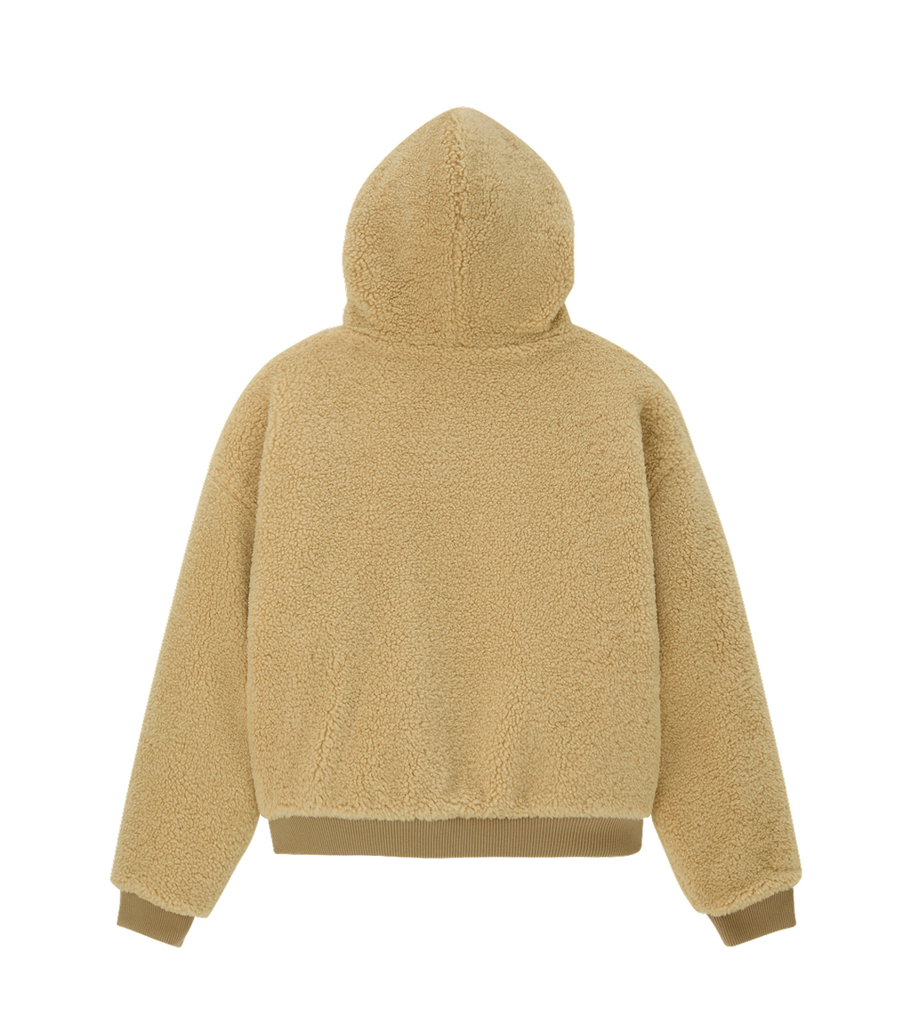 Llege - Double Face Shearling Teddy Jumper (Beige) product image 2 | TRAB K-Fashion Australia