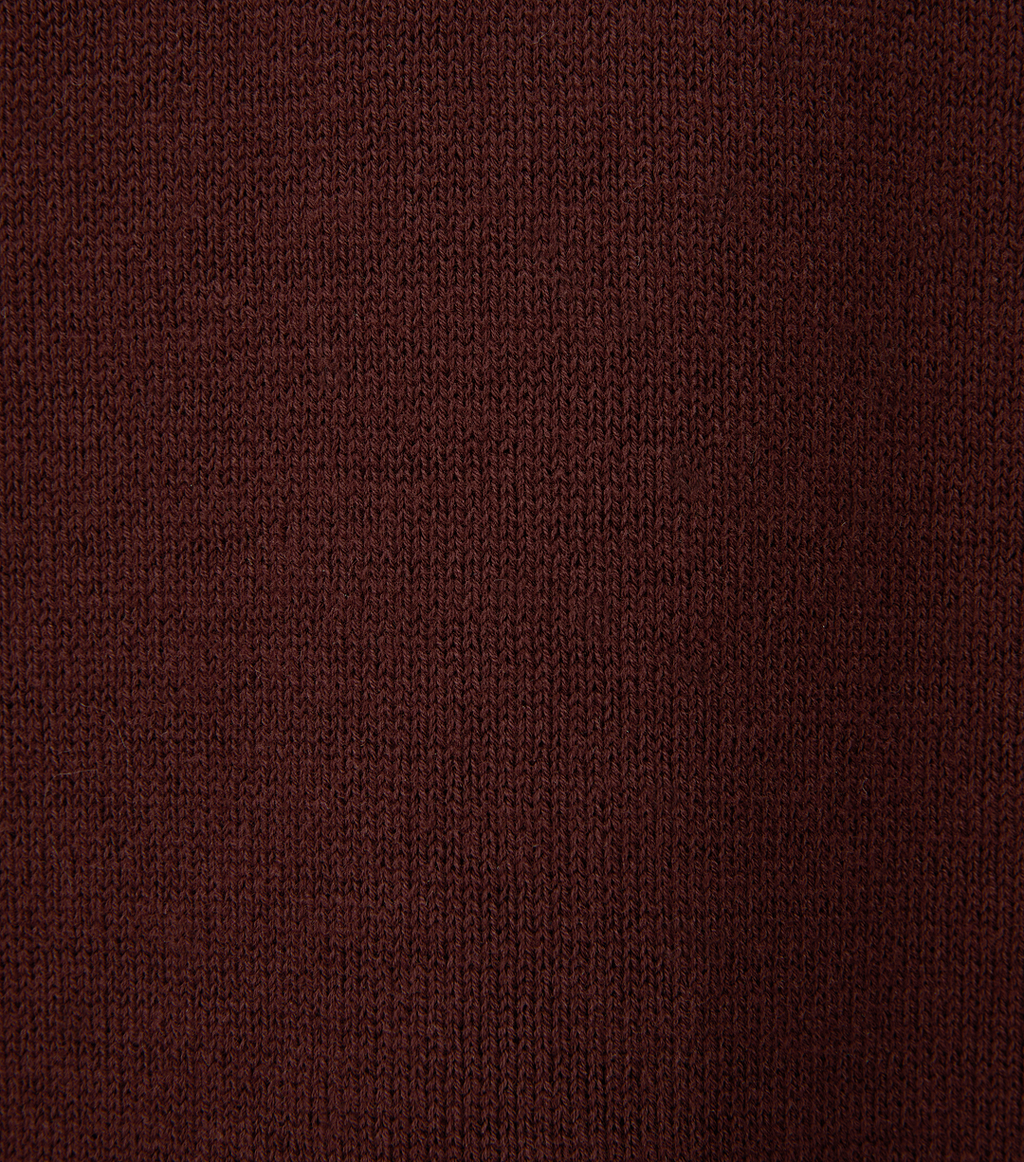 Llege - Oversized Cube Detail Polo Knit (Brown) product image 5 | TRAB K-Fashion Australia