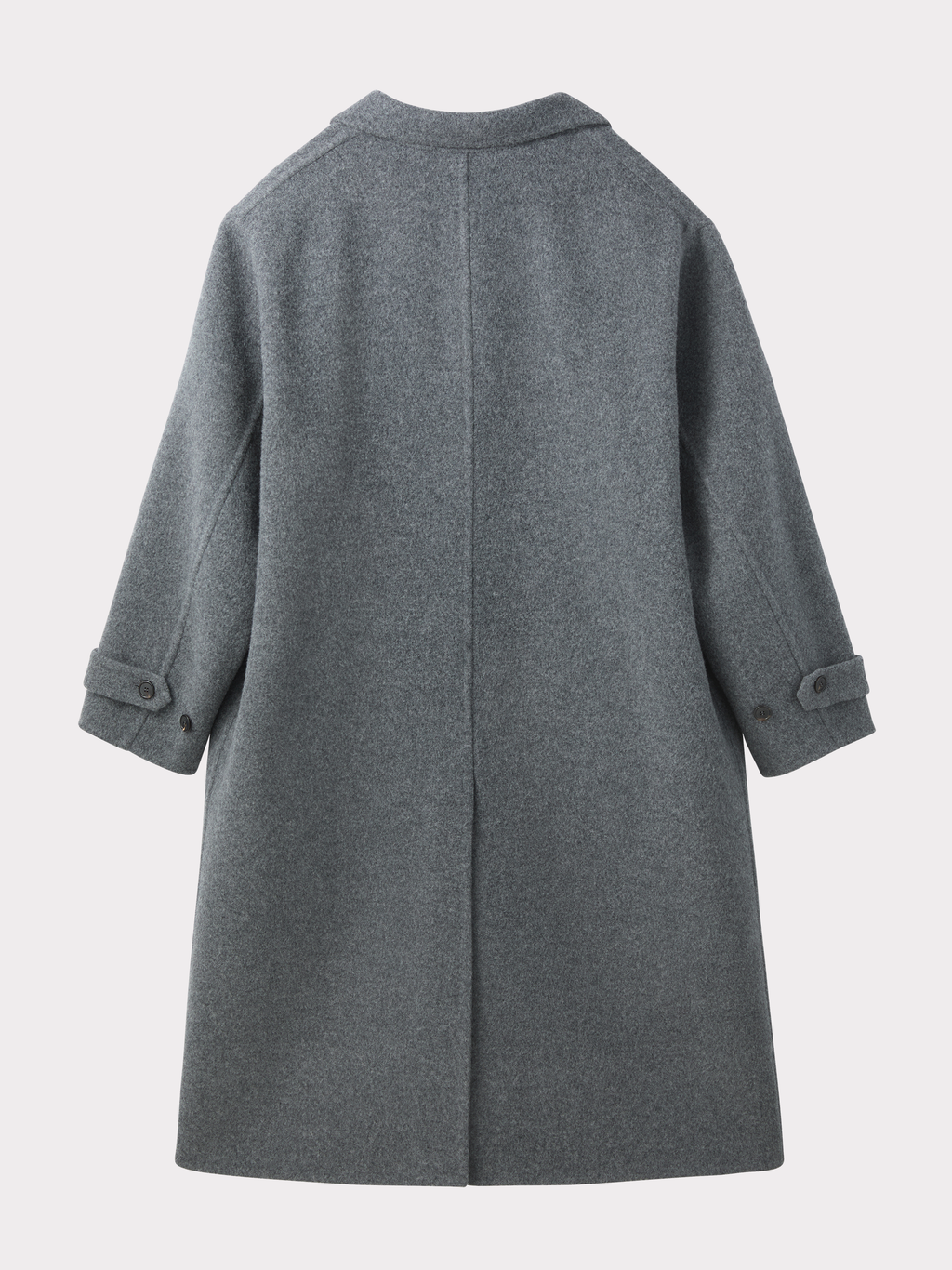 Recto - Oversized Maxi Handmade Coat (Melange Grey) product image 4 | TRAB K-Fashion Australia