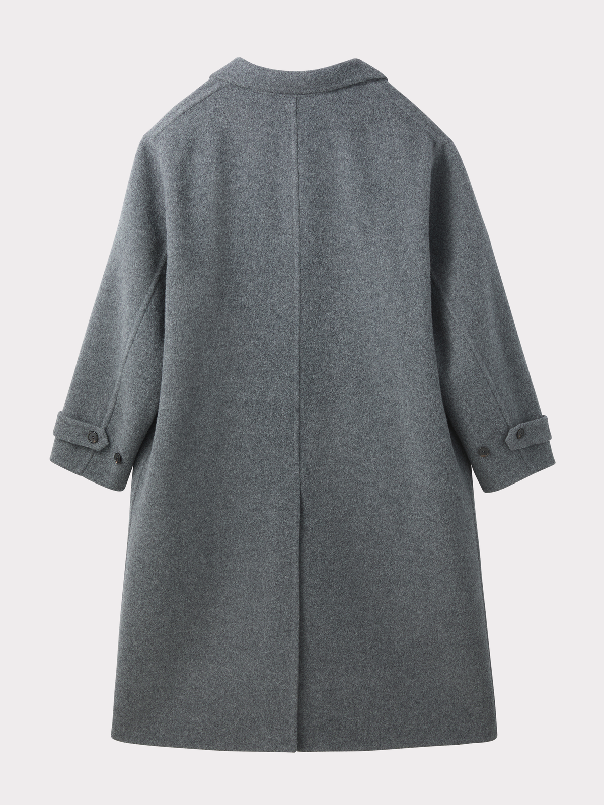 Recto - Oversized Maxi Handmade Coat (Melange Grey) product image 4 | TRAB K-Fashion Australia