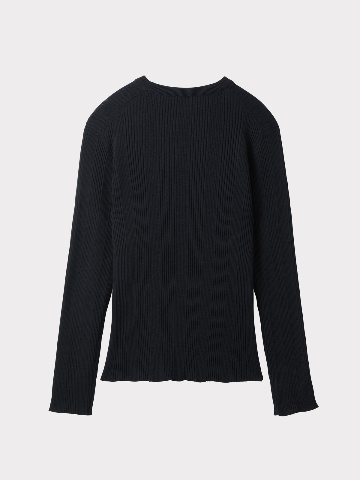 Recto - Ribbed Knit Top (Black) product image 2 | TRAB K-Fashion Australia