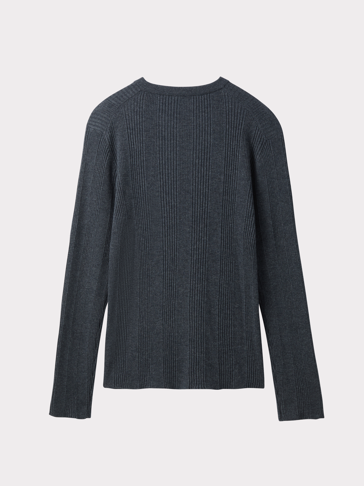 Recto - Ribbed Knit Top (Charcoal Grey) product image 3 | TRAB K-Fashion Australia