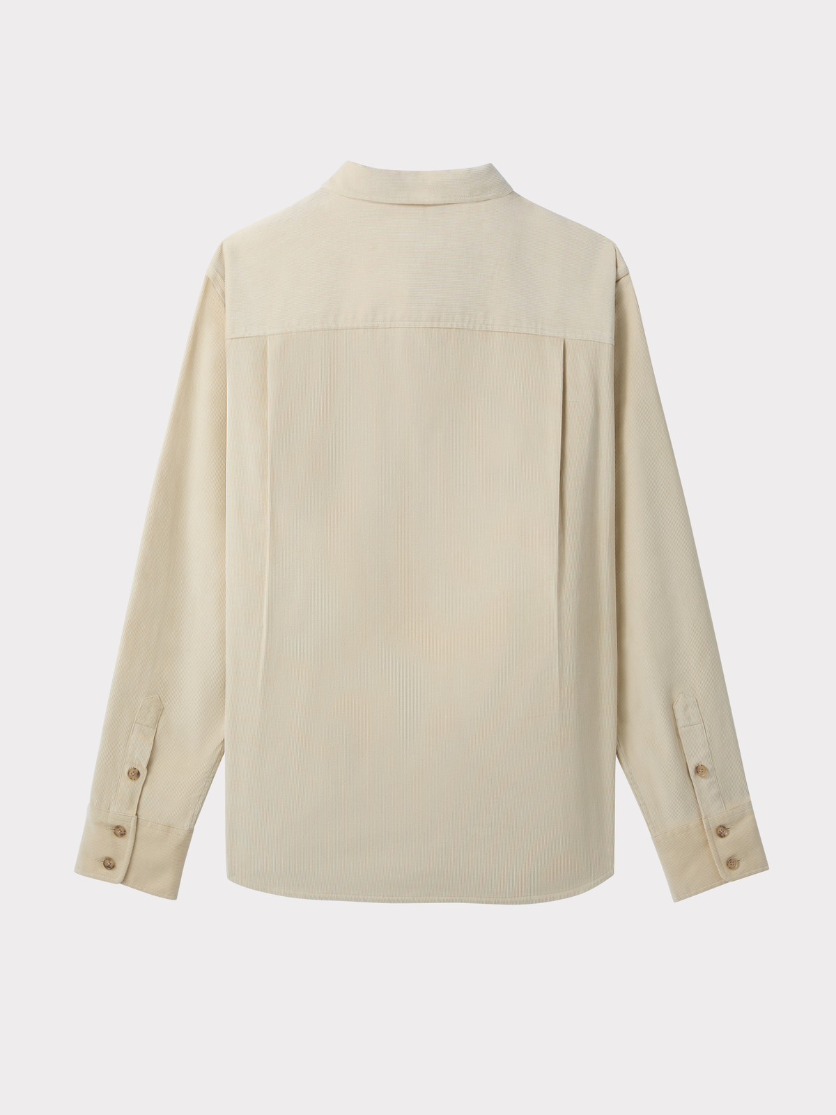 Recto - Corduroy Pocket Shirt (Light Beige) product image 4 | TRAB K-Fashion Australia