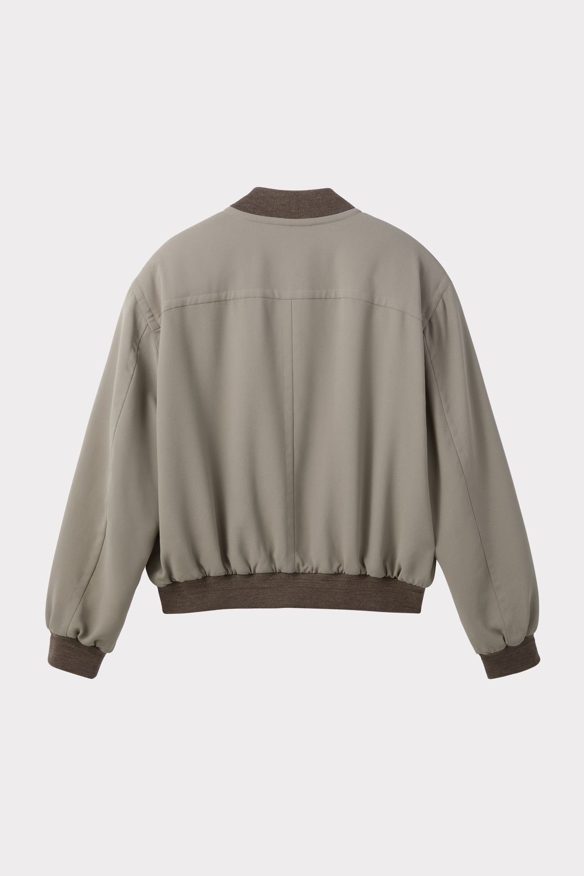 Recto - Wide Shoulder Fluid Jumper (Greyish Khaki) product image 3 | TRAB K-Fashion Australia