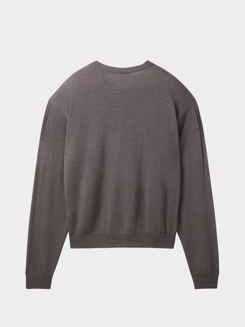 Recto - Wool V-Neck Knit Top (Taupe Brown) product image 3 | TRAB K-Fashion Australia