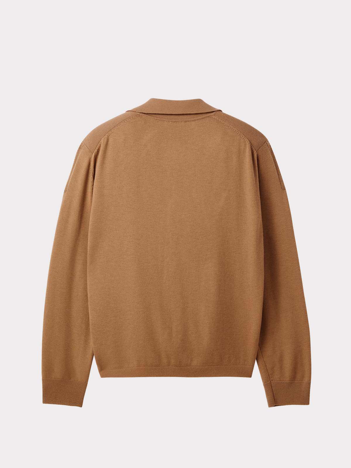 Recto - Open Collar Knit Cardigan (Camel Beige) product image 2 | TRAB K-Fashion Australia