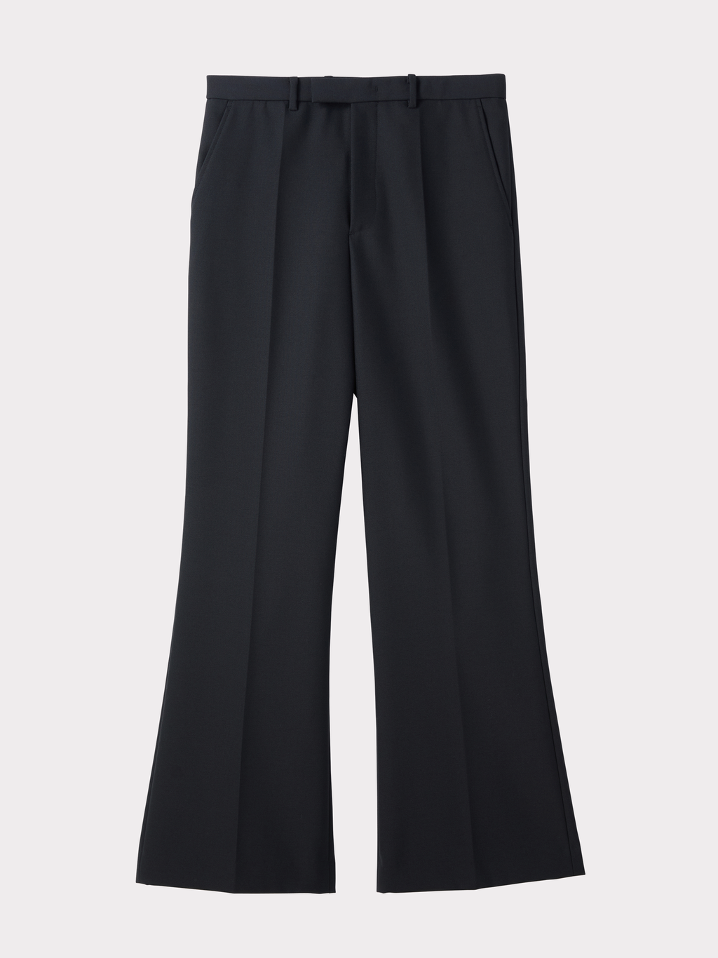 Recto - Signature Wool Blend Flared Pants (Black) product image 2 | TRAB K-Fashion Australia