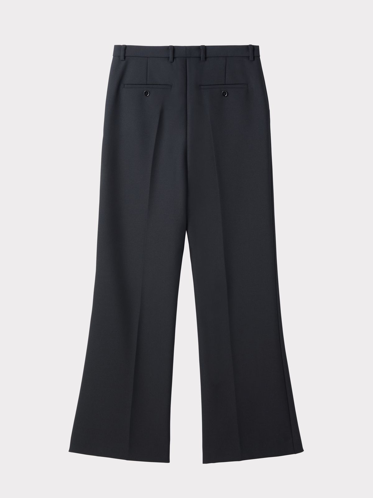 Recto - Signature Wool Blend Flared Pants (Black) product image 3 | TRAB K-Fashion Australia