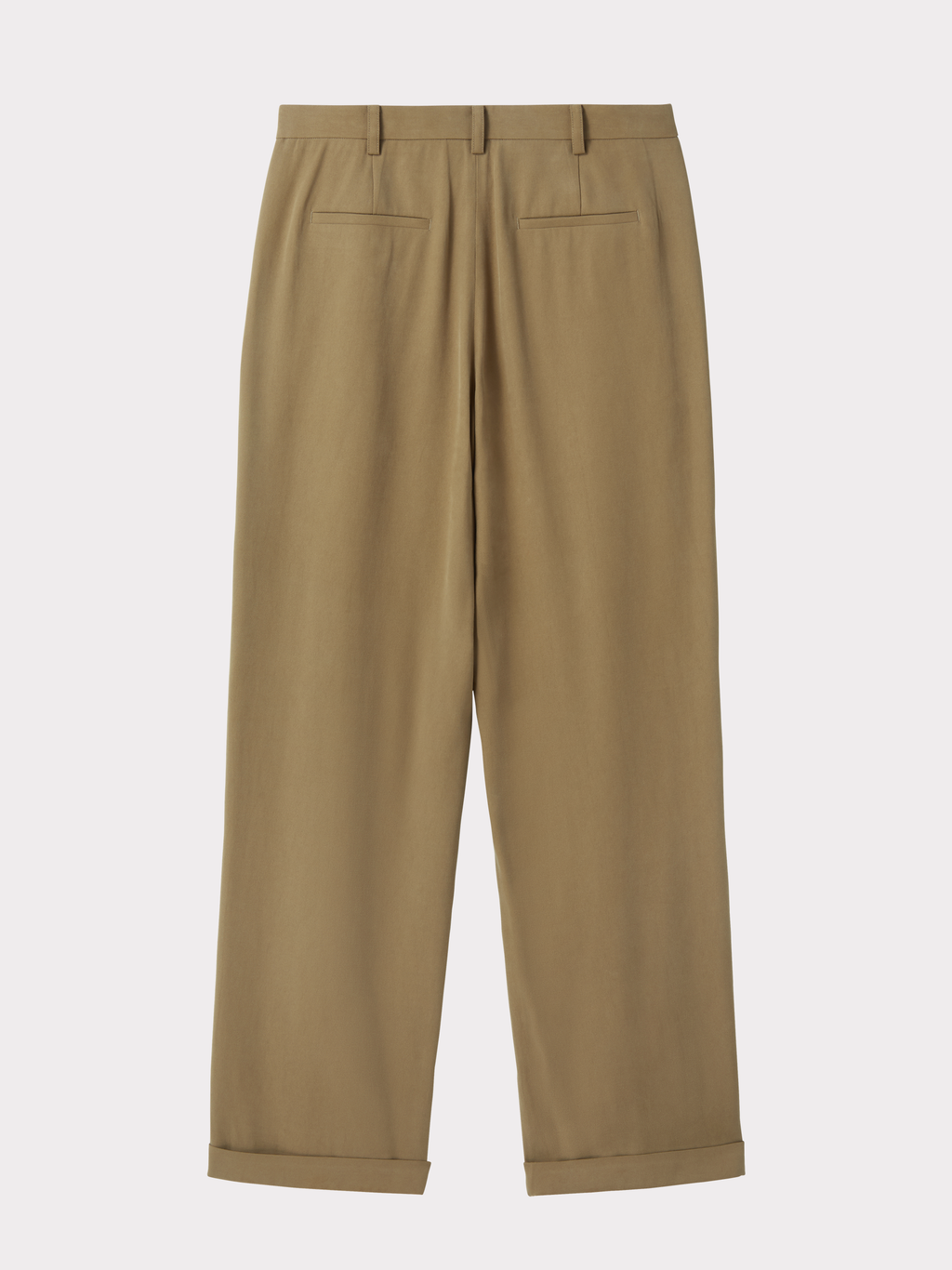 Recto - Tuck Detail Turn-Up Pants (Dark Olive) product image 4 | TRAB K-Fashion Australia