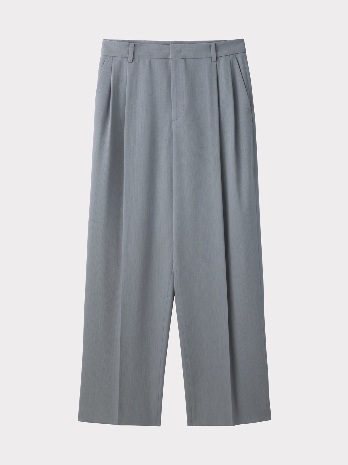 Recto - Double Pleated Suit Pants (Cool Grey) product image 3 | TRAB K-Fashion Australia