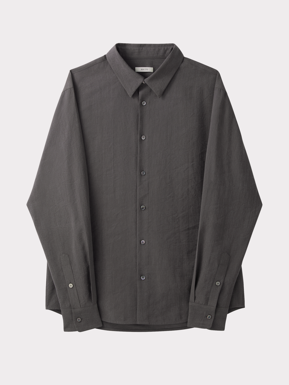Recto - Collar Detail Shirt (Stone Grey) product image 1 | TRAB K-Fashion Australia