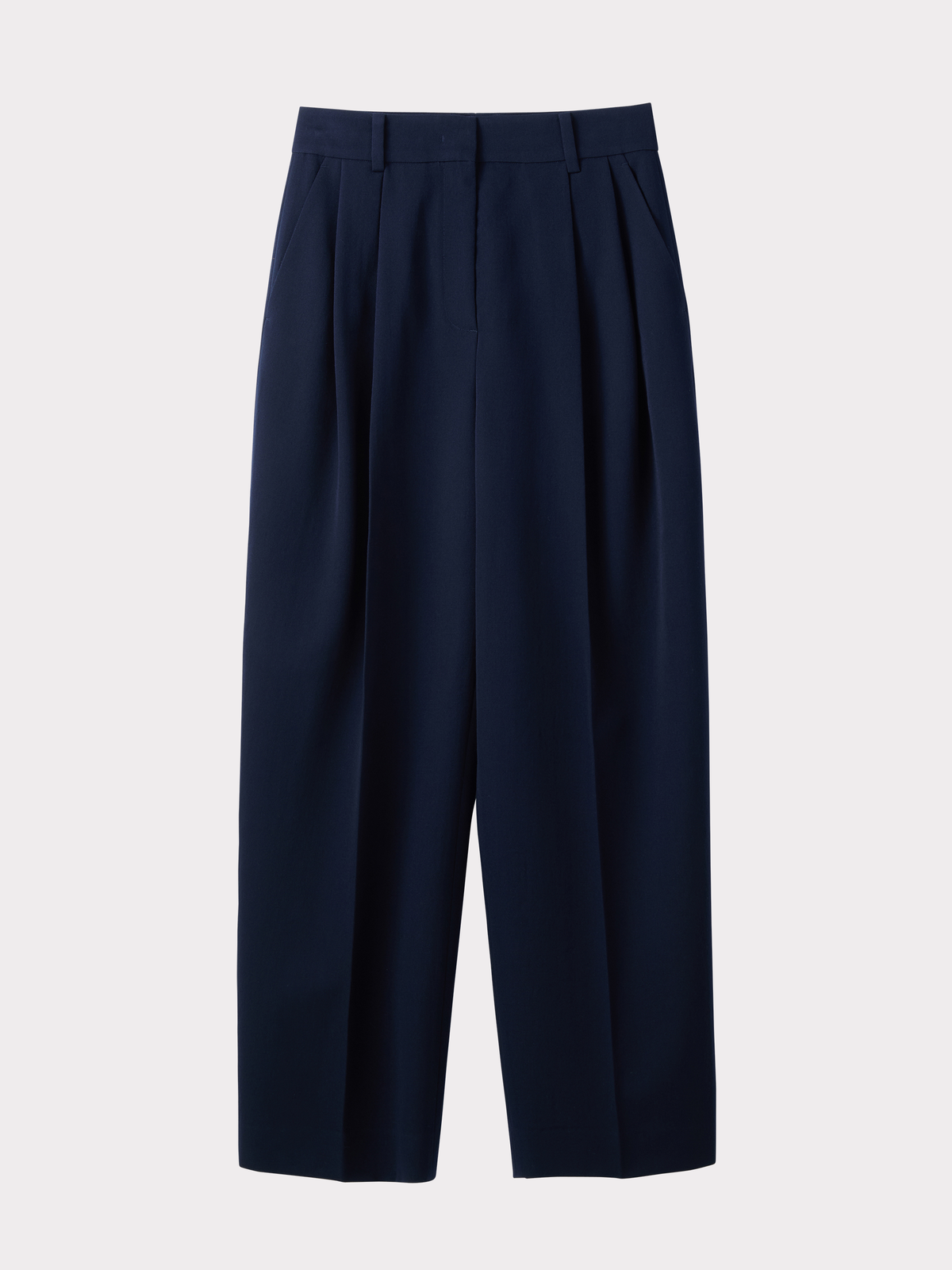 Recto - Tuck Detail Suit Pants (Dark Navy) product image 3 | TRAB K-Fashion Australia