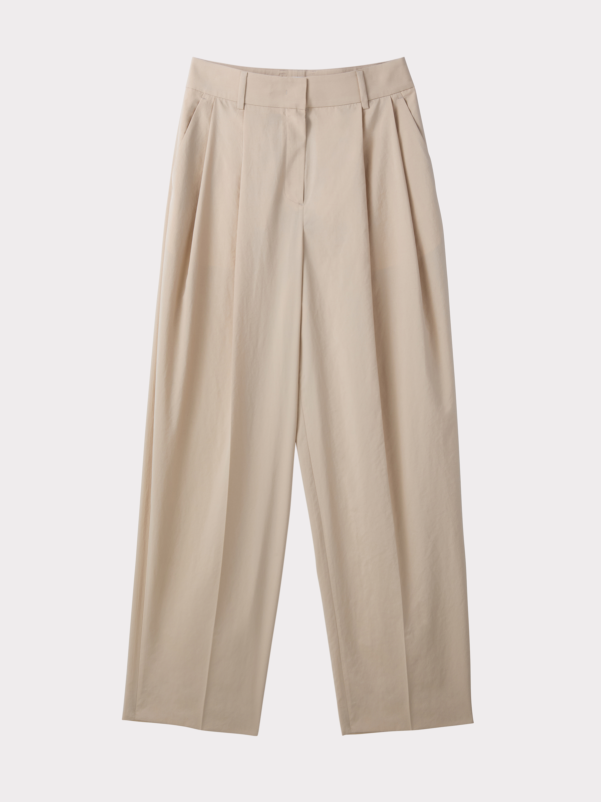 Recto - Lightweight Tuck Pants (Sand Beige) product image 2 | TRAB K-Fashion Australia