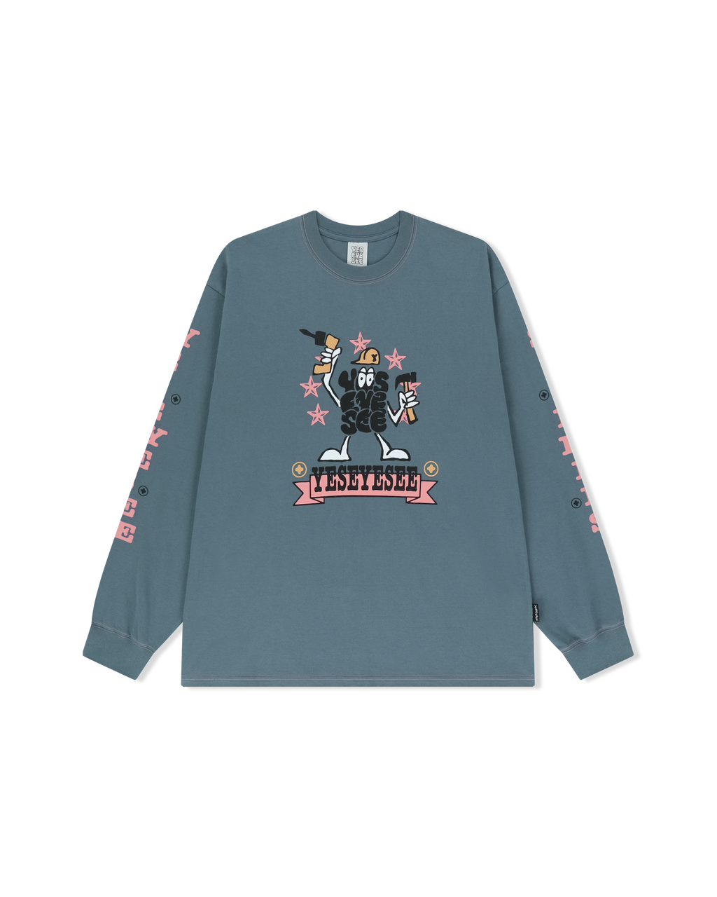 yeseyesee - Y.E.S Supplies L/S (Smoky Blue) product image 1 | TRAB K-Fashion Australia
