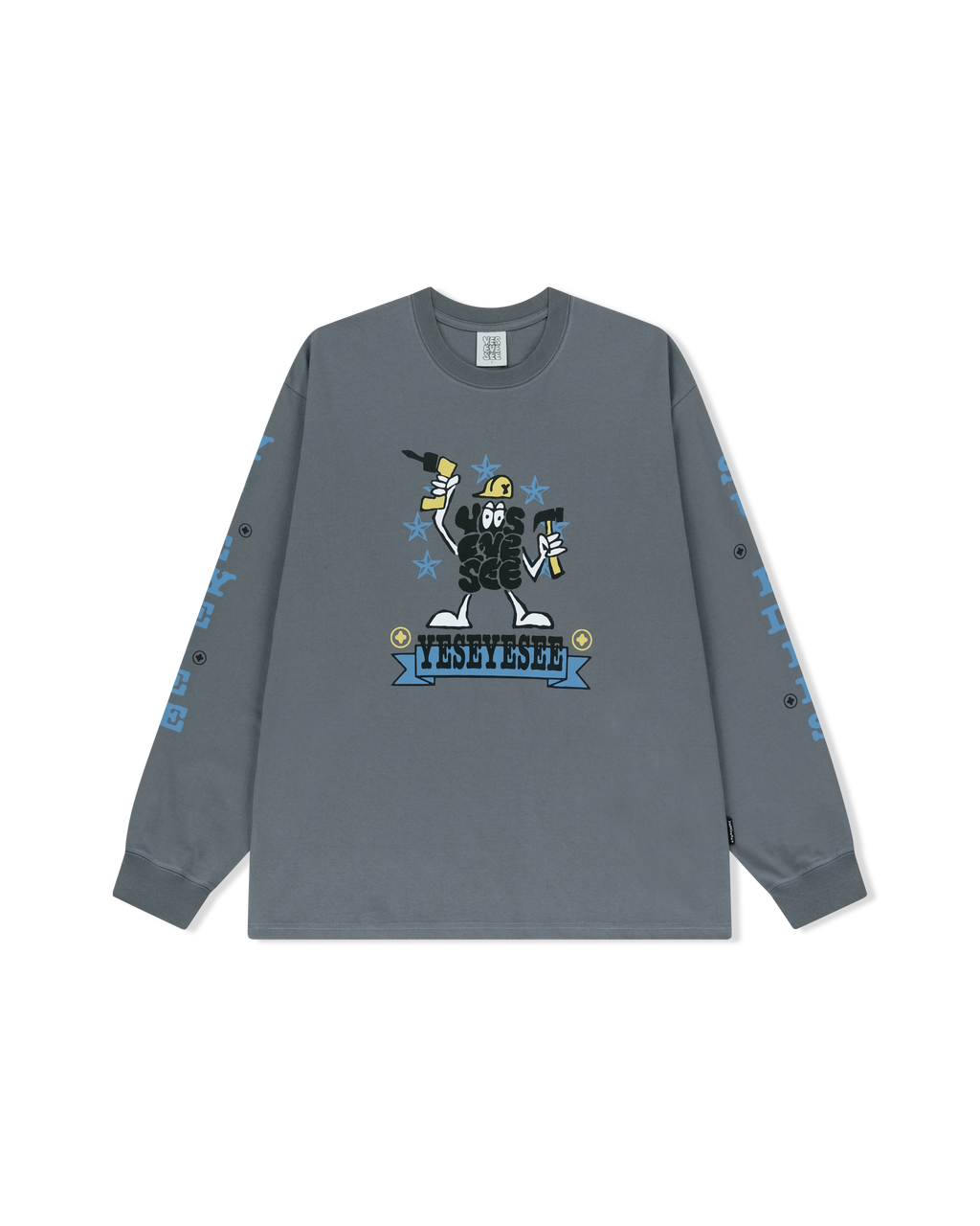 yeseyesee - Y.E.S Supplies L/S (Dark Grey) product image 1 | TRAB K-Fashion Australia
