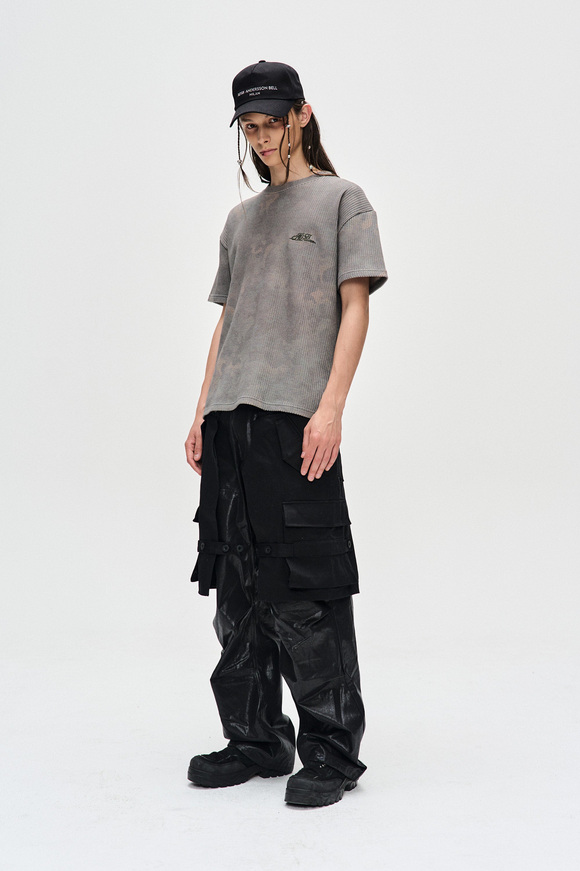 Andersson Bell - Raptor Layered Cargo Pants (Black) product image 8 | TRAB K-Fashion Australia