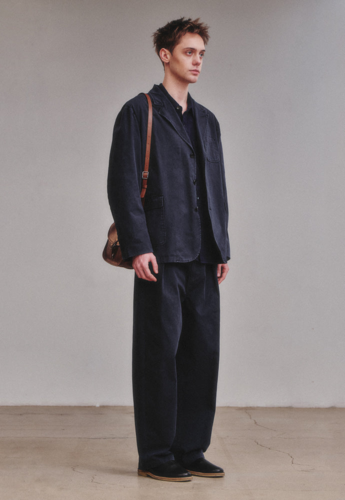 Art if acts - Washed 3 Button Blazer (Dark Navy) product image 3 | TRAB K-Fashion Australia