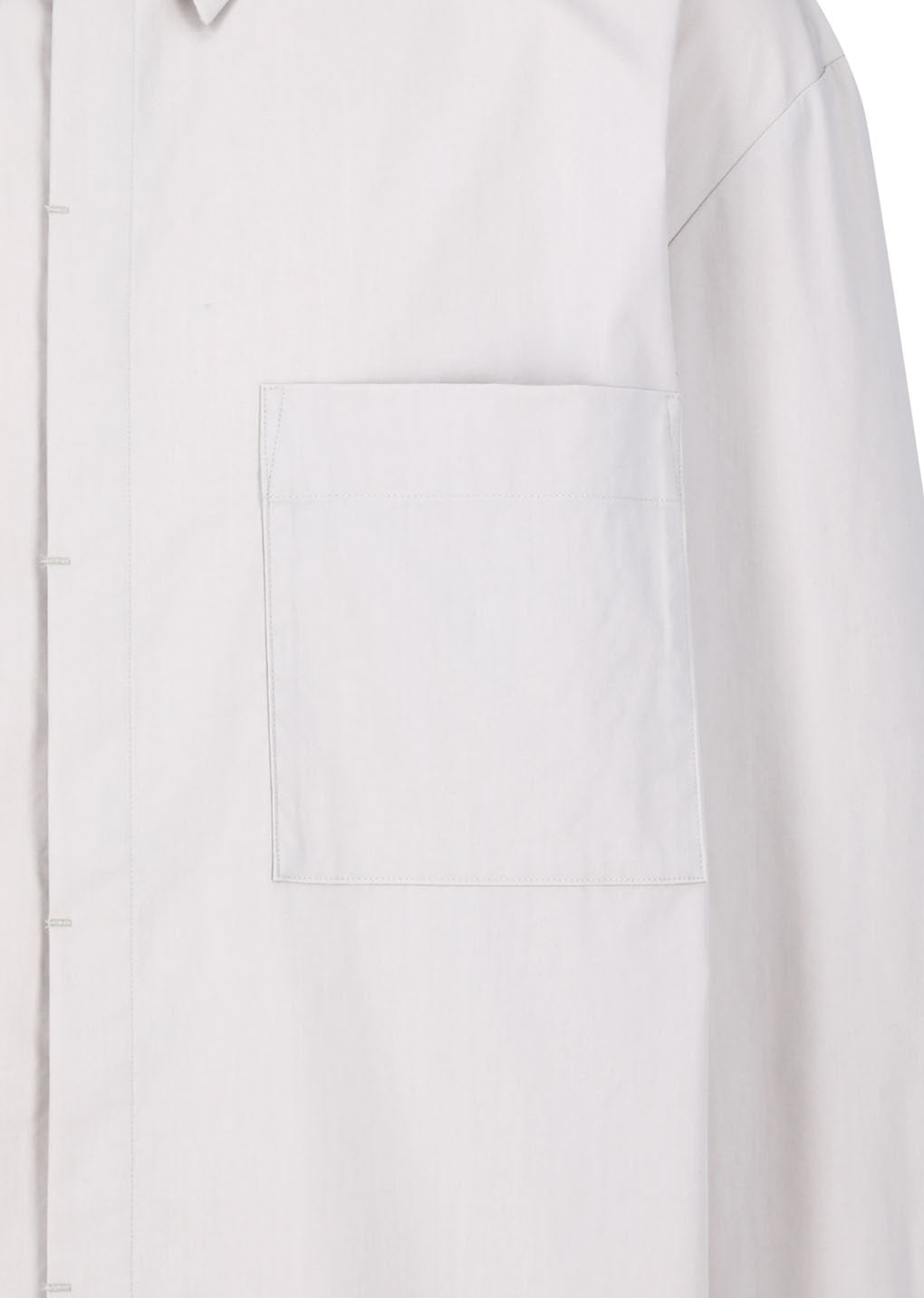 Amomento - Square Pocket Oversized Shirt (Beige) product image 4 | TRAB K-Fashion Australia