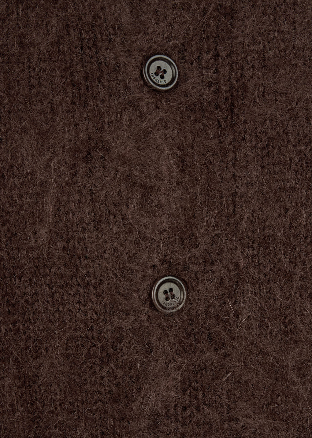 Amomento - men's mohair bulky cardigan (Brown) product image 12 | TRAB K-Fashion Australia