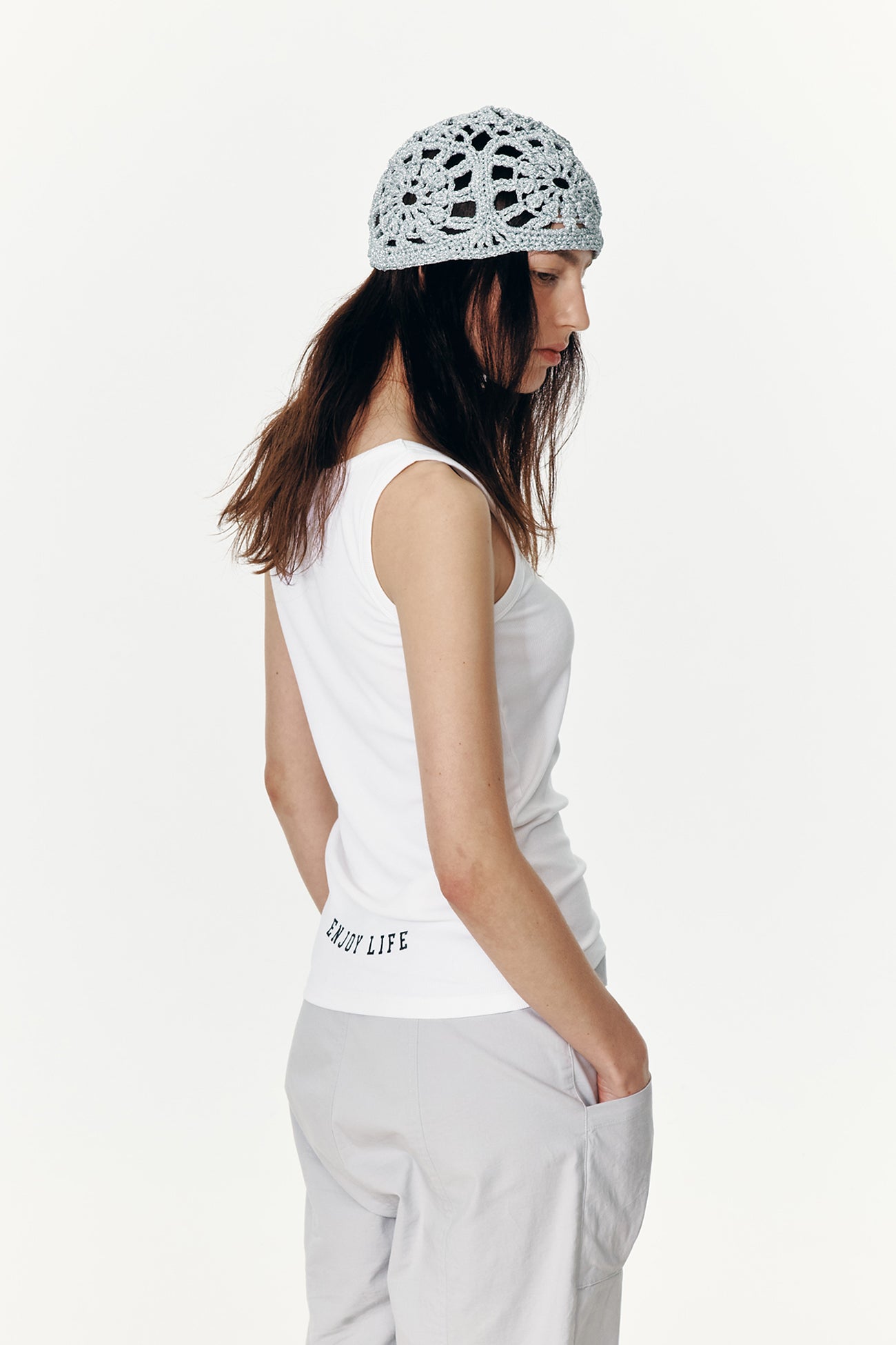 Deinet - Two Buckle Half Pants (Light Grey) product image 11 | TRAB K-Fashion Australia